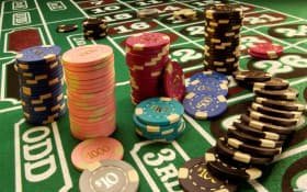Live dealer table with professional card setup and HD camera angle